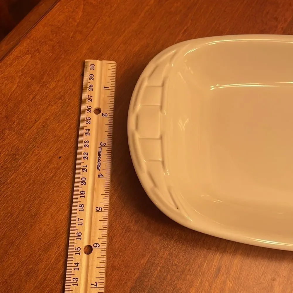 Longaberger Woven Traditions Divided Serving Dish
